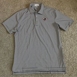 Peter Millar Summer Comfort Hyde Park Panthers Striped Polo Shirt